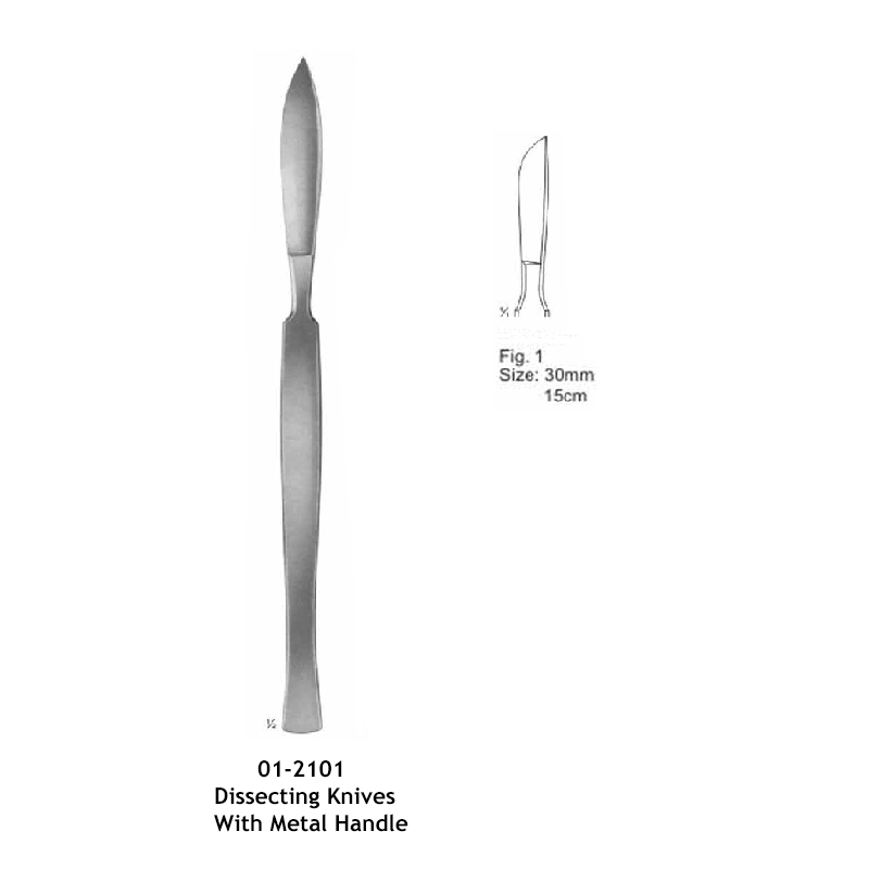 Dissecting Knives Stainless Fig 1 Blade 30 mm