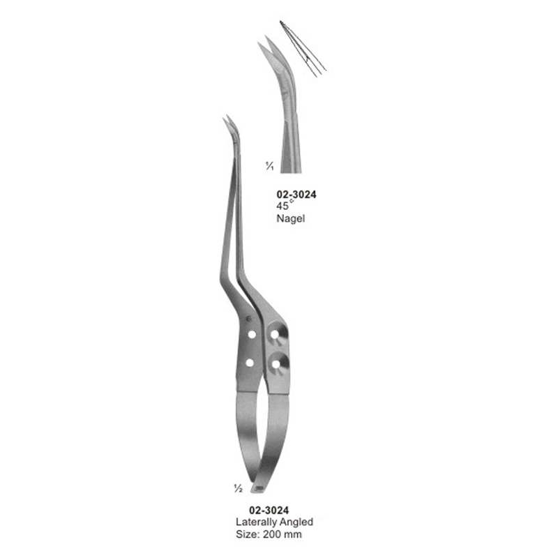 Yasargil Laterally Angled Micro Scissor 45 Degree