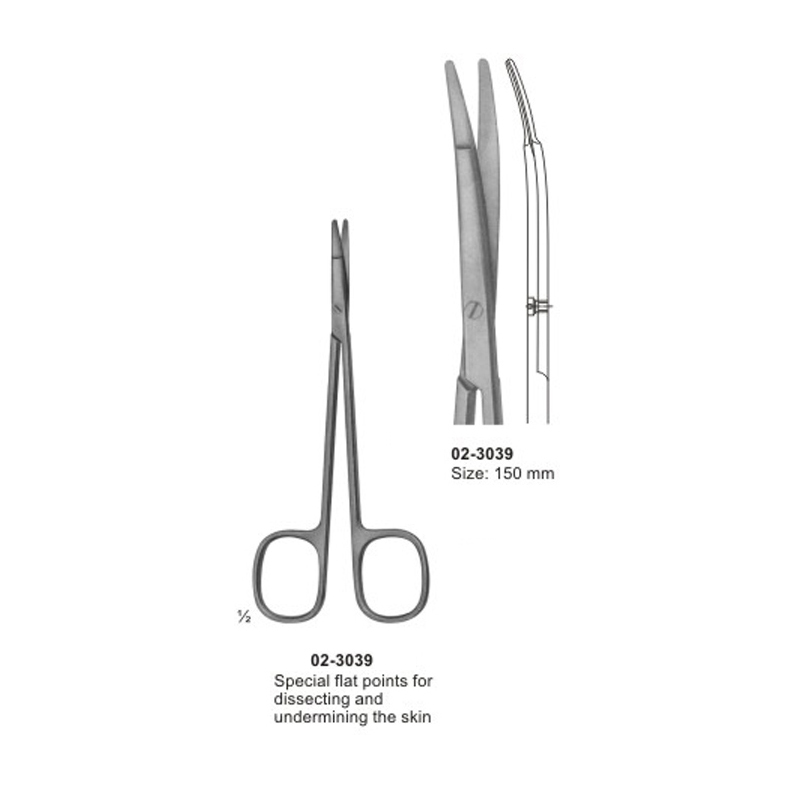 Ragnell Dissecting Scissor Curved 150 mm
