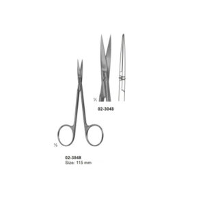 IRIS Delicate Surgical Scissors Straight 115 mm