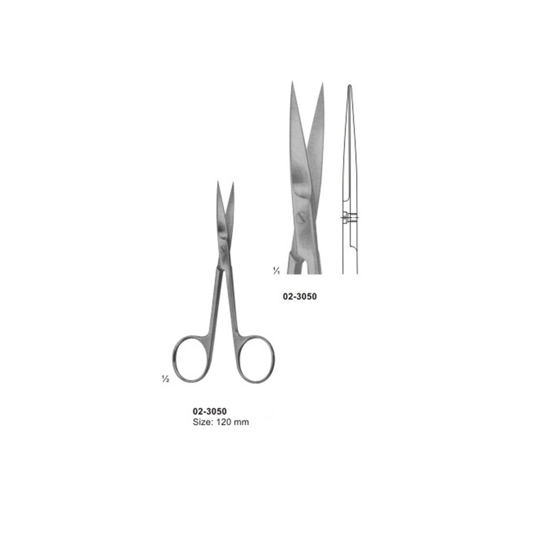 Delicate IRIS Scissors Straight Sharp 120 mm