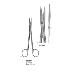 JOSEPH Surgical Scissors Straight 150 mm