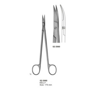 KELLY Scissors Curved 175 mm