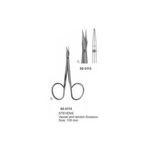 STEVENS Vessel And Tendon Scissor Sharp Straight 100 mm