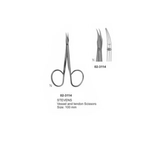STEVENS Vessel And Tendon Scissors Sharp Curved 100 mm