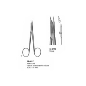STEVENS Vessel And Tendon Scissors Sharp Curved 110 mm