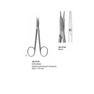 STEVENS Vessel And Tendon Scissors Blunt Straight 110 mm