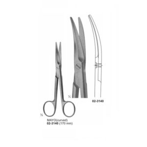 MAYO Surgical Dissecting Scissor Curved 170 mm