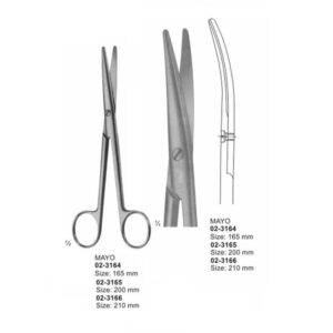 MAYO Dissecting Surgical Scissors Curved