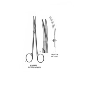 METZENBAUM Dissecting Scissors Curved 180 mm