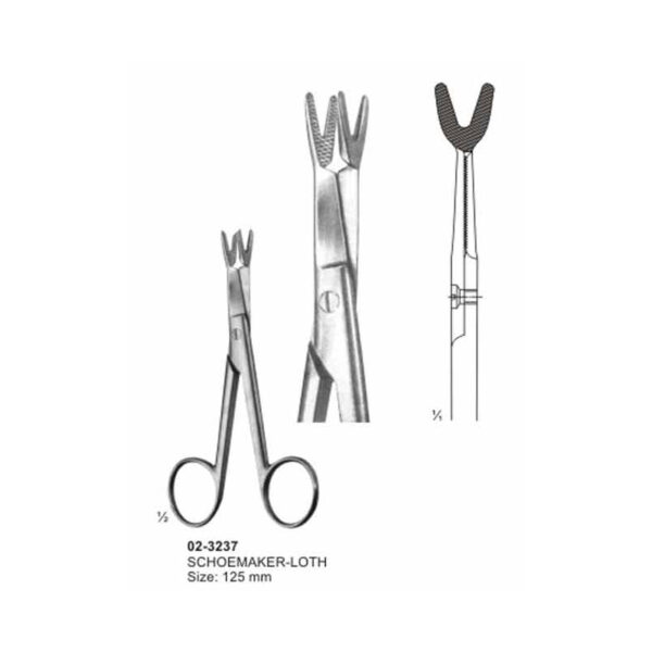 Schoemaker-Loth Ligature Scissor 125 mm