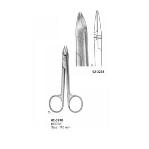 Beebe Straight Scissor 110 mm Sharp