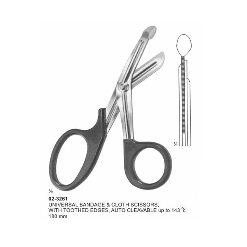 Universal Bandage And Cloth Scissors 180 mm
