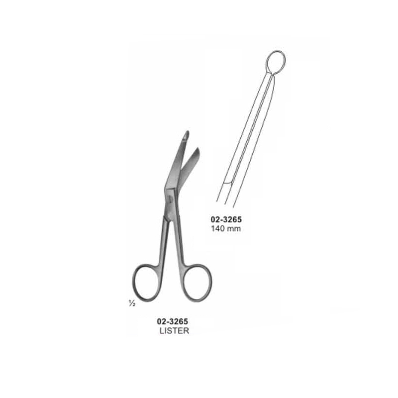 Lister Bandage And Cloth Scissors 140 mm