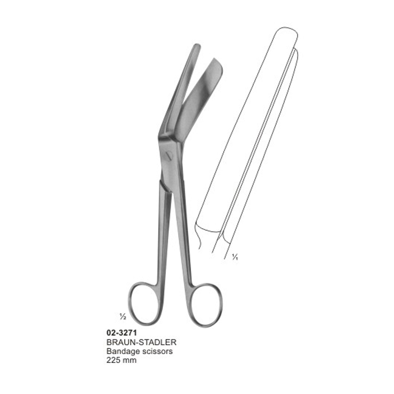 Braun-Stadler Bandage Scissor 225 mm