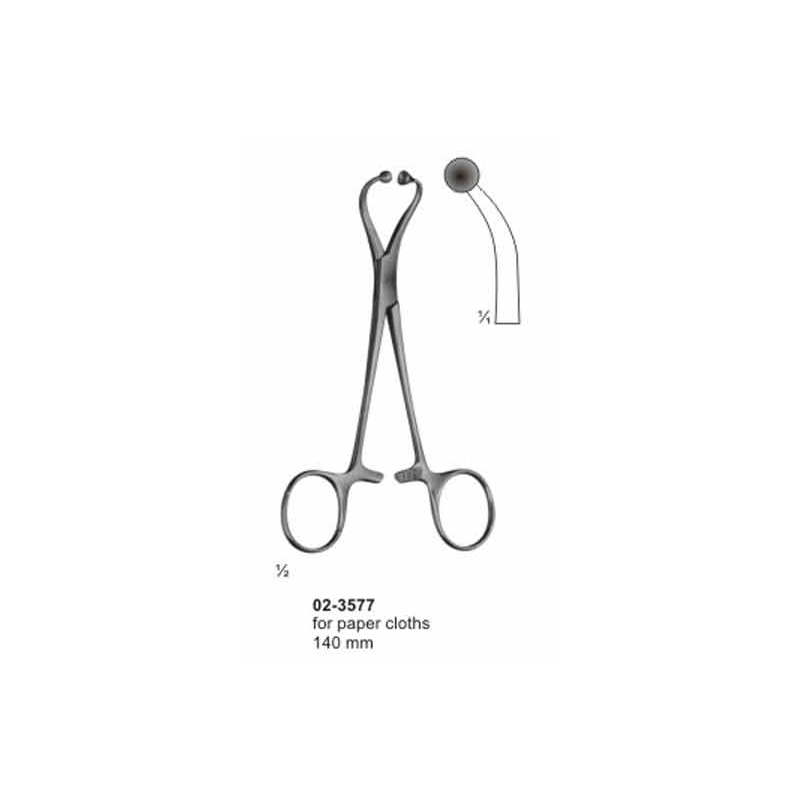 Towel Clamps For Paper Cloths 140 mm