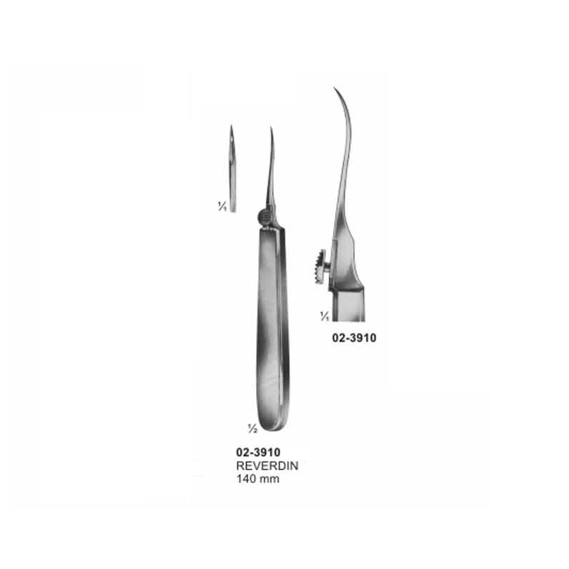 Reverdin Needle Curved 140 mm