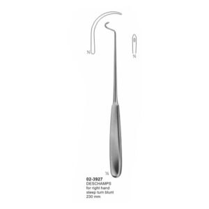 Deschamps Suture Instrument Right Hand Blunt 230 mm