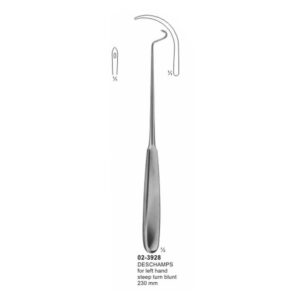 Deschamps Suture Instrument Left Hand Blunt 230 mm