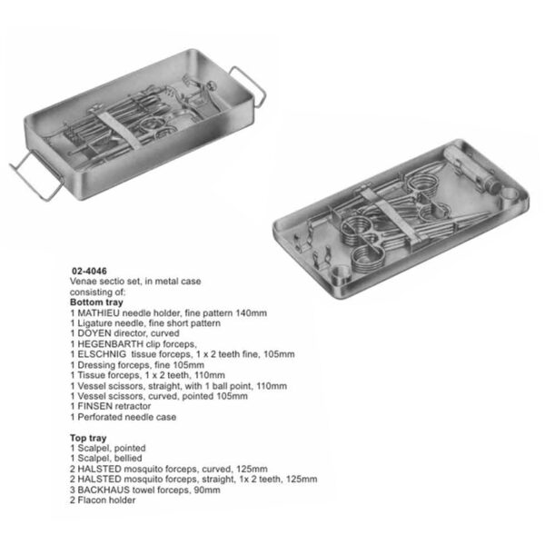 Venae Sectio Set Surgical Set 22 Pieces