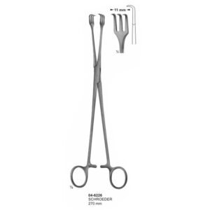 Schroeder Uterine Tenaculum Forceps 270 mm