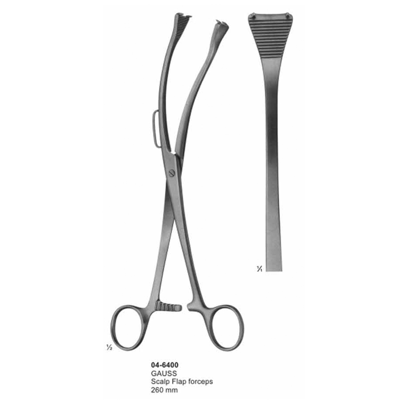 Gauss Scalp Flap Forceps 260 mm