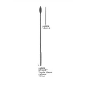 DE BAKEY Vascular Dilators Malleable diameter 1,0mm length 190 mm