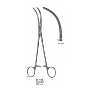 GLOVER Vena Cava Clamps 65 mm Length 215 mm