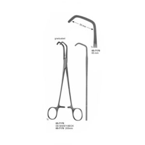 DE BAKEY BECK Vena Cava Clamps 65 mm Length 205 mm