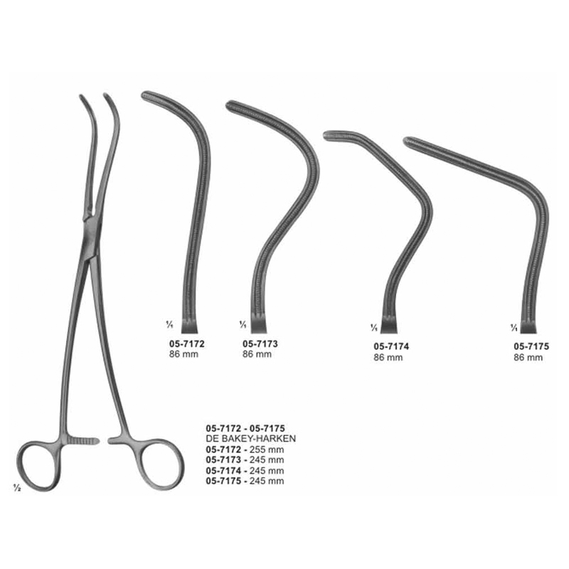 DE BAKEY HARKEN Occlusion Clamps