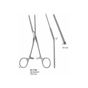 DE BAKEY Coarctation Clamps 50 mm Length 165 mm