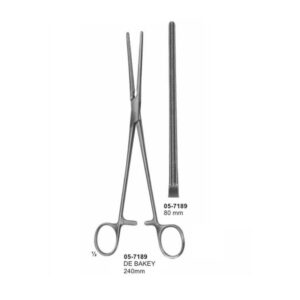 DE BAKEY Patent Ducts Clamps 80 mm Length 240 mm