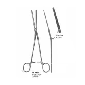 DE BAKEY Patent Ducts Clamps 41 mm Length 200 mm