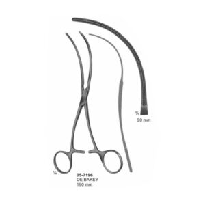 DE BAKEY Vascular Clamps 90 mm Length 190 mm