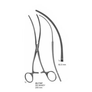 DE BAKEY Vascular Clamps 92.5 mm Length 200 mm
