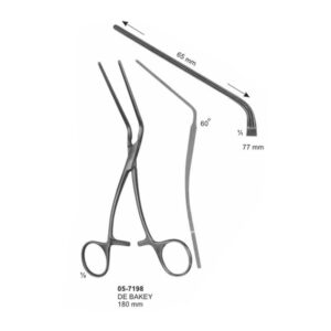 DE BAKEY Vascular Clamps 77 mm Length 180 mm