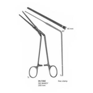 DE BAKEY Anastomosis Clamps 65 mm Length 200 mm