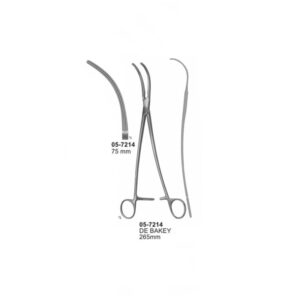 DE BAKEY Aneurysm Clamps 75 mm Length 265 mm