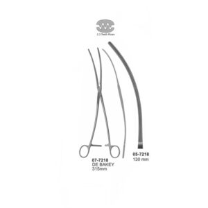DE BAKEY Aneurysm Clamps 130 mm Length 315 mm