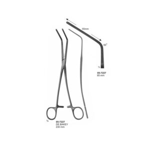DE BAKEY Multi Purpose Clamps 85 mm Length 230 mm