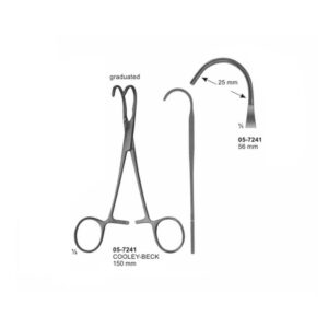 COOLEY BECK Anastomosis Clamps Pediatric Type 56 mm Length 150 mm