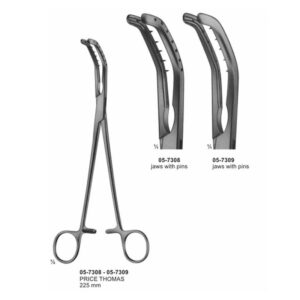 Price Thomas Bronchus Forceps Jaws With Pins 225 mm
