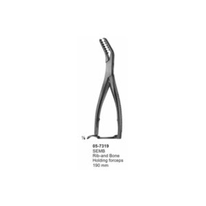 Semb Rib And Bone Holding Forceps With Catcher 190 mm