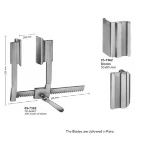 De-Bakey Rib Spreaders Blades 50x80 mm