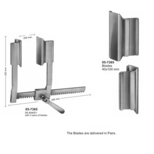 De-Bakey Rib Spreaders Blades 40x100 mm